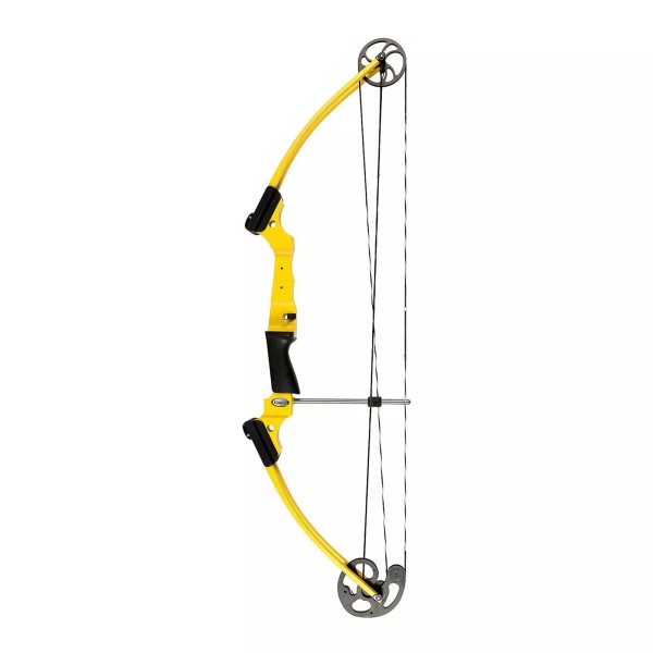 Genesis Original Archery Compound Bow, Adjustable Size, Draw Hand-Right, Yellow