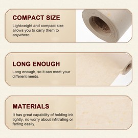 EXCEART 1 Roll sprinkle gold rice paper calligraphy xuan rice paper sumi drawing paper Chinese Sumi Paper picture paper papertowel decopage rice paper Painting Rice Paper brush paper blank