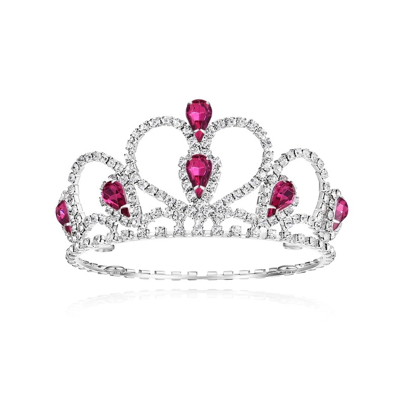 Lovelyshop Pet series Purple Gem Rhinestone Dog/Cat Tiara Crown for