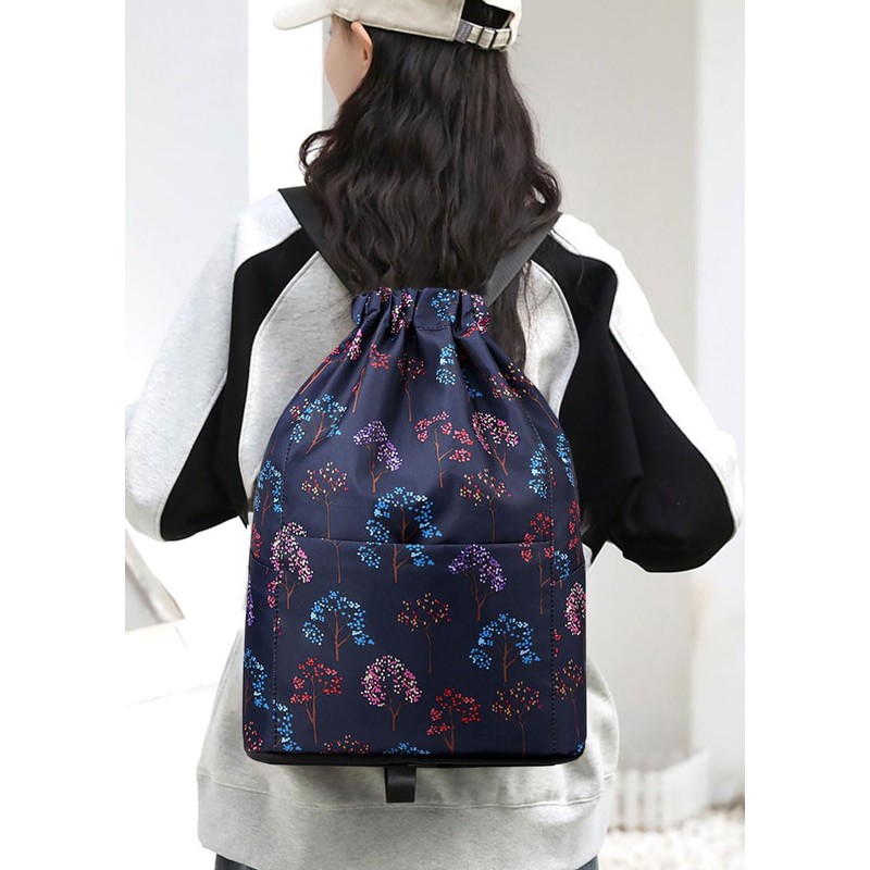 FAVORTALK Waterproof Drawstring Bag Large Gym Bags Drawstring Waterproof Lightweight