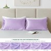 Love's cabin Satin Pillowcase for Hair and Skin (Light Purple,