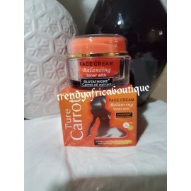 Tónico equilibrio de zanahoria pura con crema facial de glutación y zanahoria X 1 súper bueno👌