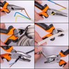 BOOMET 3-in-1 Pliers Set, 160 mm, Universal Pliers, Various Designs