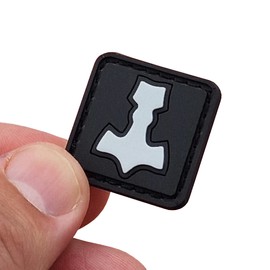 Mjolnir Glow Dark Ranger Eye Thor Hammer Norse Viking PVC Rubber Hook