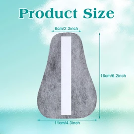 8 Pieces Flatulence Deodorizer High Absorption Flatulence Pad Charcoal Pads Flatulence Filtering Flatulence Filters to Absorb Gas Odor Unpleasant Smells