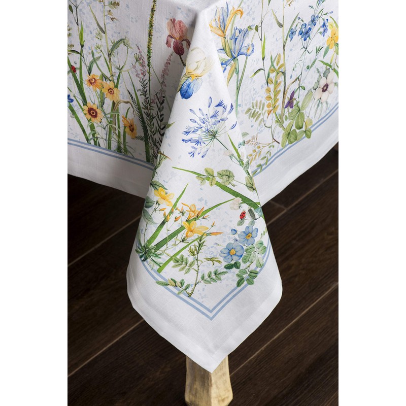 Maison d' Hermine Tablecloth 100% Cotton Table Cover Decorative Washable