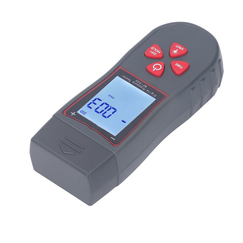 Digital Differential Pressure Gauge High Accuracy Air Gas Pressure Tester
