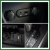 Motoforti 5pcs Ice Blue USB LED Night Light Car Interior