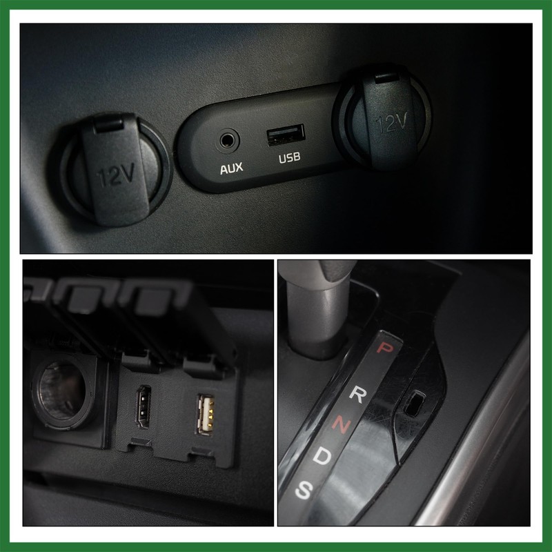 Motoforti 5pcs Ice Blue USB LED Night Light Car Interior