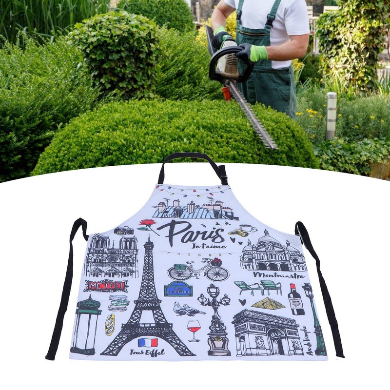 Multifunction Work Apron Adjustable Sleeveless Apron for Garden Cleaning Restaurant