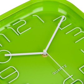 Topkey Square Wall Clock - Green
