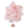 Decorative Table Lamp 30PCS Feathers USB Rechargeable Light Touch Control