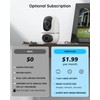 virtavo XD1 Indoor Security WiFi Camera, Wireless, Dual-Lens 360° PTZ