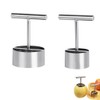 chislim 2 Pcs Apple Corer,Stainless Steel Pear Corer,Fruit Corer Tool,Kitchen