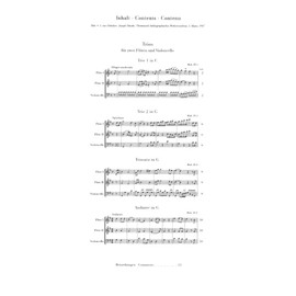 Trios für zwei Flöten und Violoncello Hob. IV:1-4 (Londoner Trios): Besetzung: Kammermusik mit Blasinstrumenten (G. Henle Urtext-Ausgabe)