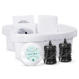 Veicomtech Ionic Foot Bath Detox Machine, Ion Cleanse for Home Use, Salon, Beauty SPA Club (2 Arrays, 100 Liners) Green
