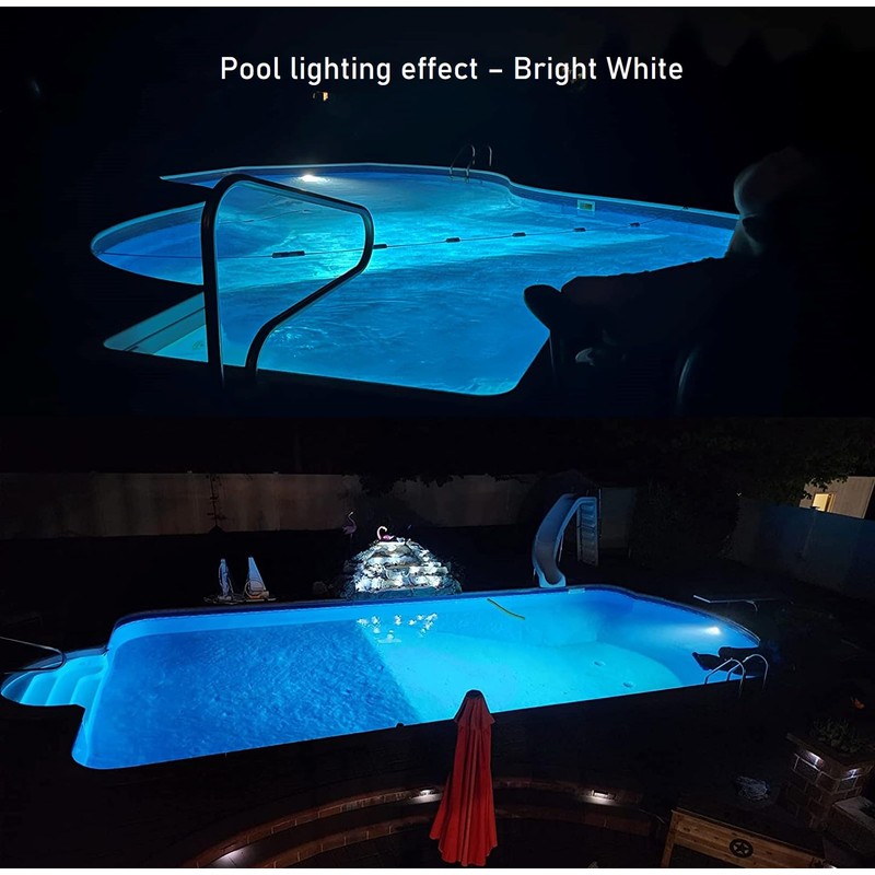 TOVEENEN LED Pool Light Bulb for Inground Pool - White