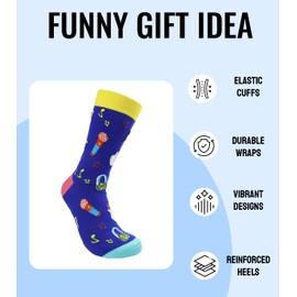 AURIXTAL Kpop Gifts for K-POP Lovers Fans Music Funny Socks for Women Teen Girl