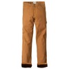 Insulated Gear Men’s Fleece Lined Canvas Work Pants (40/30, Brown)