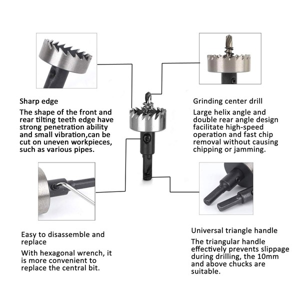 TOGU DB-01 1-1/10" (28mm) Heat Treated High Speed Steel Drill
