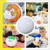 ZERONOWA Soccer Ball Sign Ball with Base Plain Message Writing