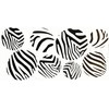 Wall Décor Plus More WDPM020 Black Zebra Print Large Dots