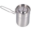 Outdoor Coffee Maker Cup 1L Camping Cooking Pot with Foldable