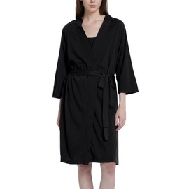 SIORO Robe for Women Maternity Robe Labor Delivery Nursing Gown Hospital Breastfeeding Dress Merino Wool Sleepwear S-3XL