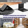 AFZZ Bed Frame Gash Protector Guards Black Bed Frame Corner