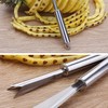 Silver Pineapple Eye Peeler Remover Tool, Multipurpose Pineapple Eye Clip,Pineapple