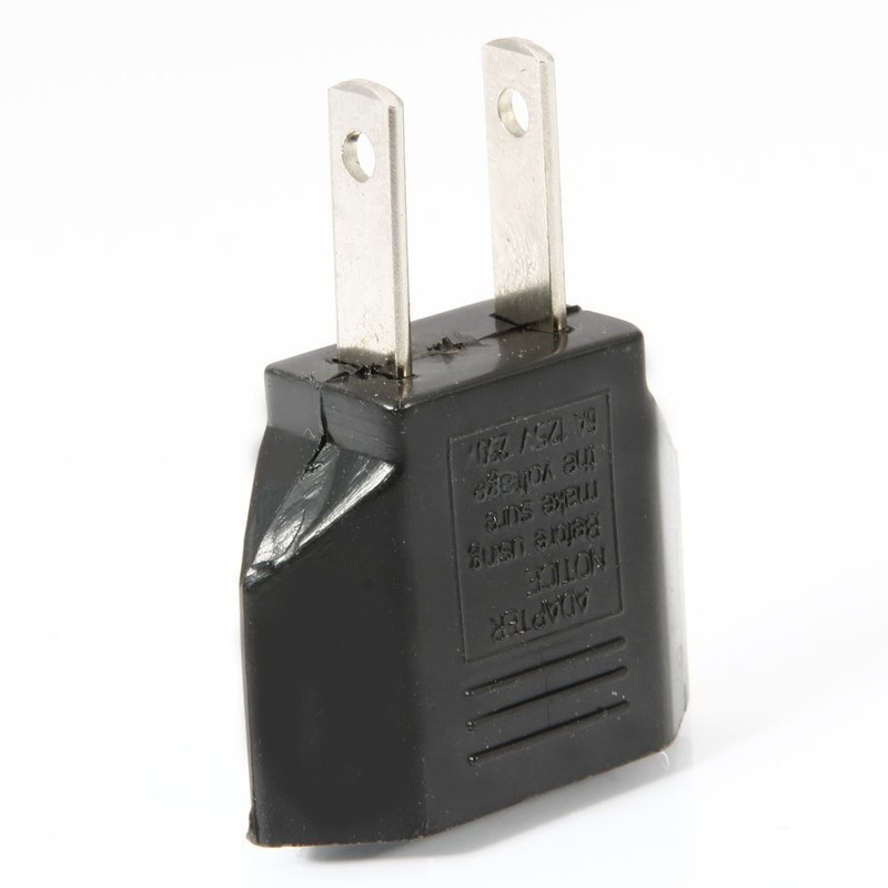 ANRANK E-U1009618AK EU Europe to US USA Travel Power Plug