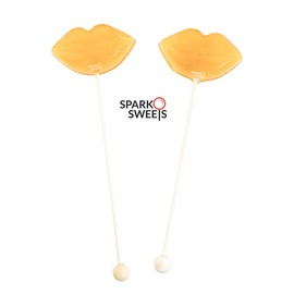 Sparko Sweets Natural Honey Lip Lollipops,Handcrafted in USA, No Artificial Ingredients, No Corn Syrup, 0.75 Pound, 18 Pieces, Handcrafted in USA - Perfect for Everyday Treats, Gifting, Weddings, and Tea Parties