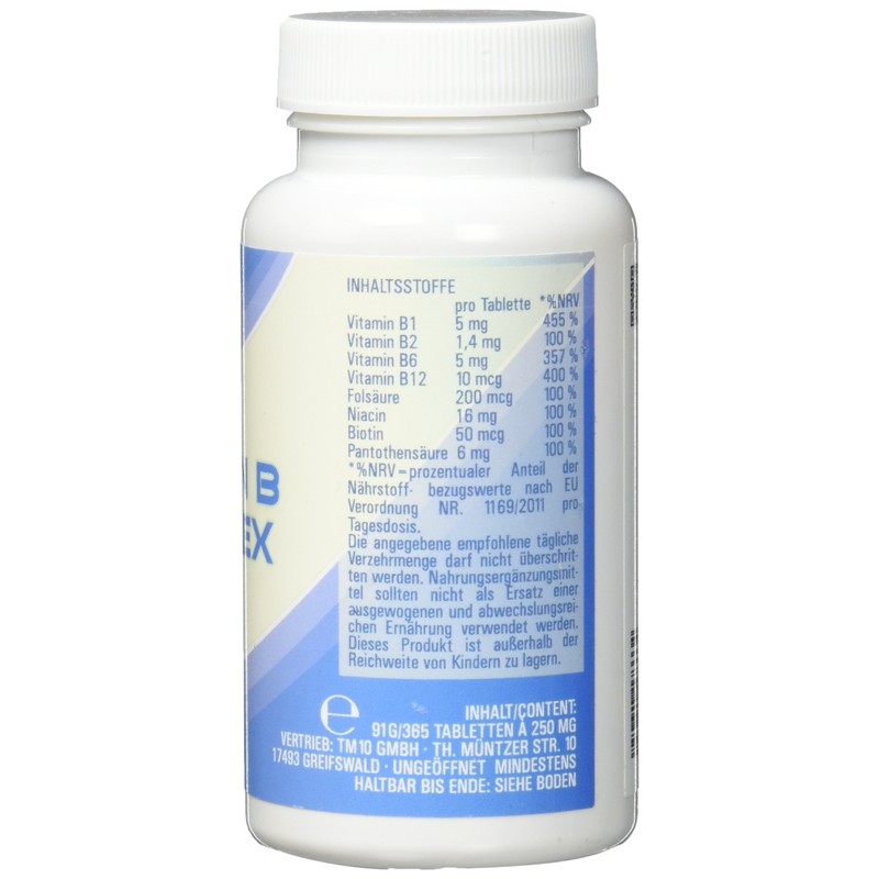 Vitasyg Vitamin B Komplex - 365 Tabletten (Jahresvorrat)