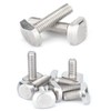 ANSIEDIO Stainless Steel T-bolt T-slot Bolts T-shaped Pressure Plate Screws,