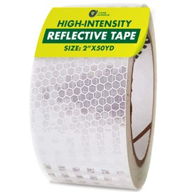 High Intensity Retro Reflective Tape (HXREF) [1 Roll] 2" (50mm) x 10 yds White