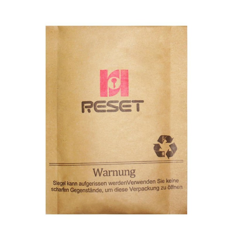 RESET-200 4 Digit Combination Padlock with 30 cm Steel Cable,High