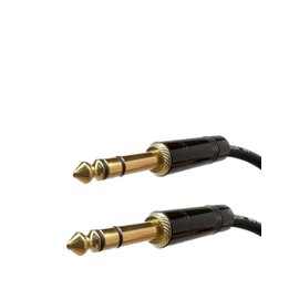 Custom Cable Connection 150 Foot Pro Audio REAN 1/4 inch (6.35mm) TRS to REAN 1/4 inch (6.35mm) TRS Balanced Cable with Rean NYS228BG Gold Plated connectors
