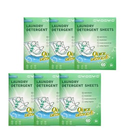 CMOCMO Gentle Fresh-Scented Laundry Sheets – Eco-Friendly, Antibacterial,Cleans,for Baby Clothes,for Home,Dorm, Travel Handwashing Household Perfume - Quantity: Value Pack:  Lasts 12 months!-12 packs, 720 loads