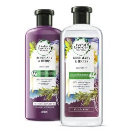 Kit Shampoo y Acondicionador Herbal Essences Romero y Hierbas Purificante Rejuvenecedor 800ml
