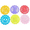 Genérico Portavasos Mexicanos Set de 6, Estilo Papel Picado, Diseño