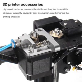 XIAMI 3D Printer Accessories Kit with Capricorn Bowden PTFE Tubing 1.75mm, All Metal Extruder, Pneumatic Couplers, Bed-Level Spring for Creality 3D Printers CR-10/ CR-10S / CR-10S Pro/CR-6SE