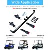 10L0L Universal 2 Passenger Golf Cart Seat Belts for Yamaha,