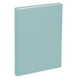 Photo Album with Pockets 21 x 28 cm for 200 Photos 13 x 18 cm Aquamarine Cotton Cover