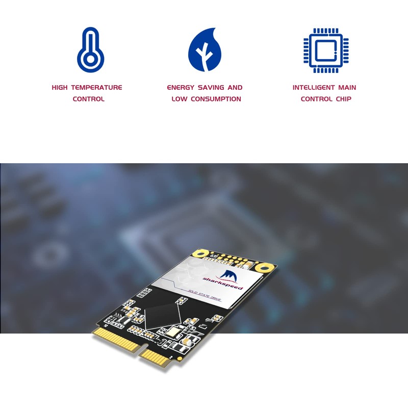 SSD mSATA 128GB Sharkspeed Plus Internal Mini SATA SSD Drive,