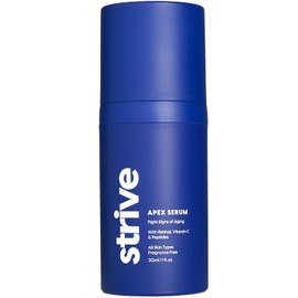 Strive - Anti-aging Retinal Serum - 0.1% Retinaldehyde, 10% Peptides & 2% Vitamin C E Ferulic Face Serum. Brightening, Firming, Wrinkle & Fine Line Reducing - Fragrance Free Anti aging Skincare - 30mL