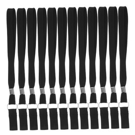 SAFIGLE 20pcs Lost Wrist Strap for Walking Canes and Sticks Durable Weather Resistant Lanyard for Hiking Poles Secure Cane Attachments Black