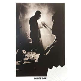 POSTER STOP ONLINE Miles Davis - Music Poster (at Birdland) (Size 24" x 31") (Poster & Poster Strip Set)