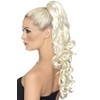 Smiffy's Divinity Hair Extension Curl, Blonde, One Size