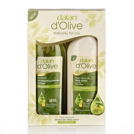 Dalan d'Olive Gift Set of 2 (Shower Gel 400 ml & Body Lotion 400 ml)