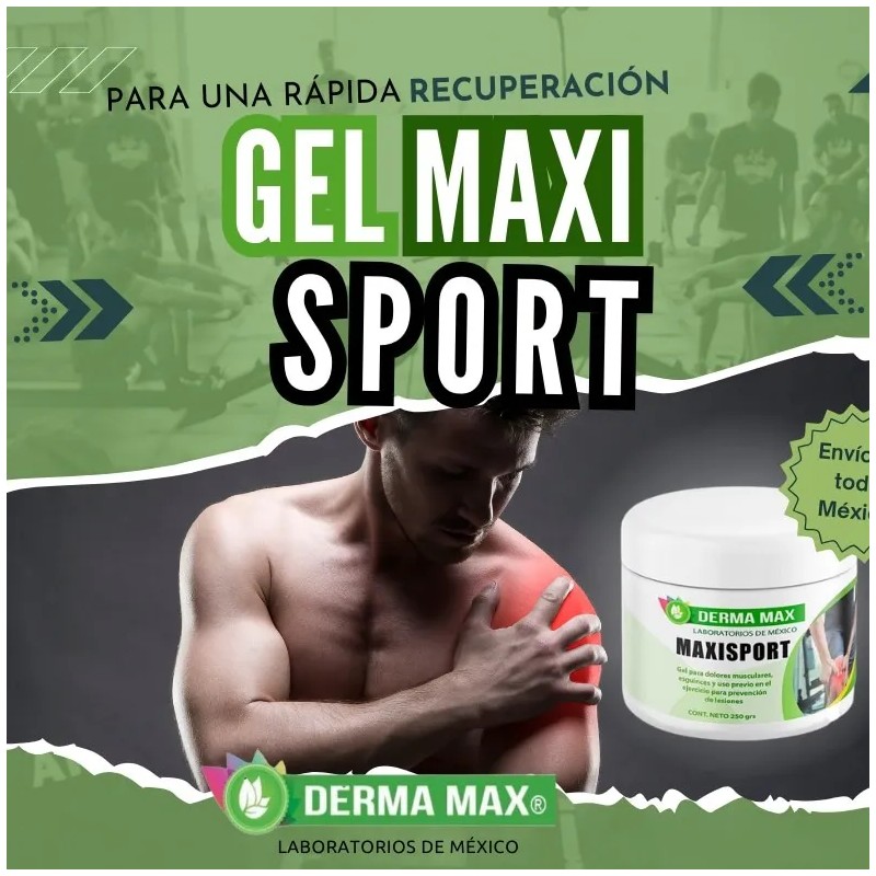 ❄️💪 Maxisport Gel para Dolores Musculares: Alivio Refrescante y Localizado